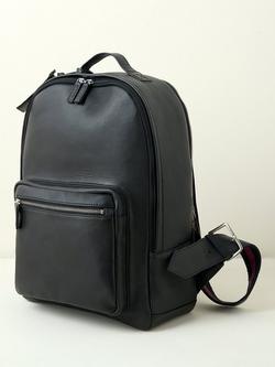 Truly Lifestyle Leather Unisex Backpack, Black