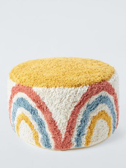John Lewis Rainbow Tufted Pouffe, 