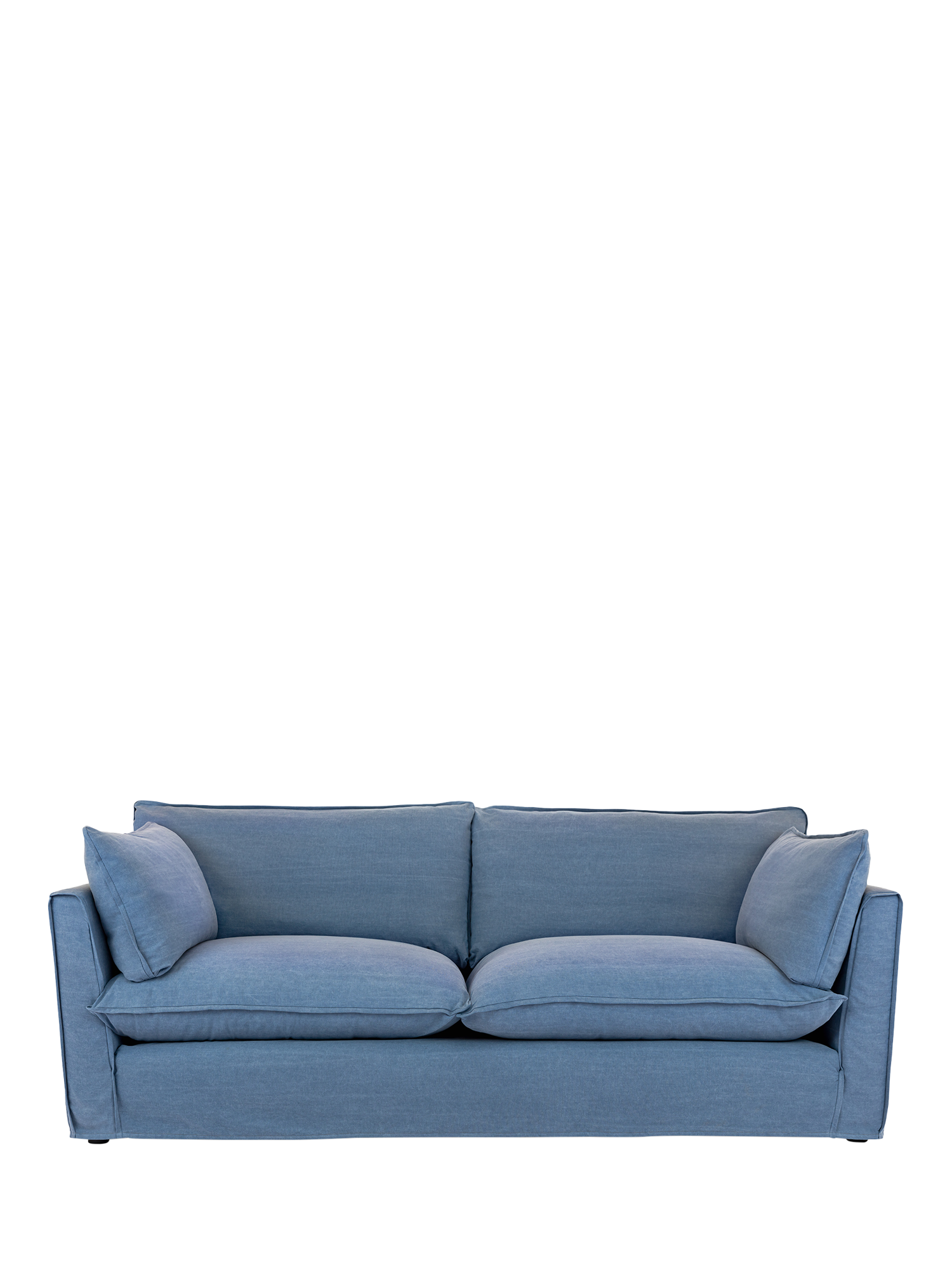 Cocobella Range, John Lewis x Sophie Conran Cocobella Grand Sofa, Light Leg, Boho Denim