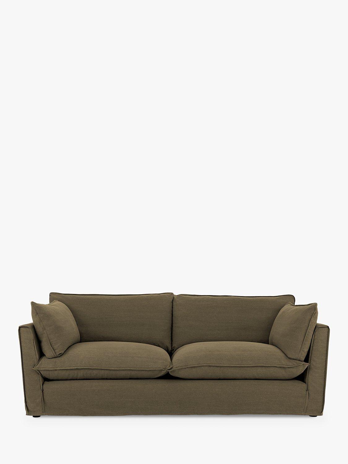 Cocobella Range, John Lewis x Sophie Conran Cocobella Large Sofa, Light Leg, Beatrice Olive