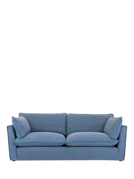 John Lewis x Sophie Conran Cocobella Large Sofa, Light Leg, Boho Denim