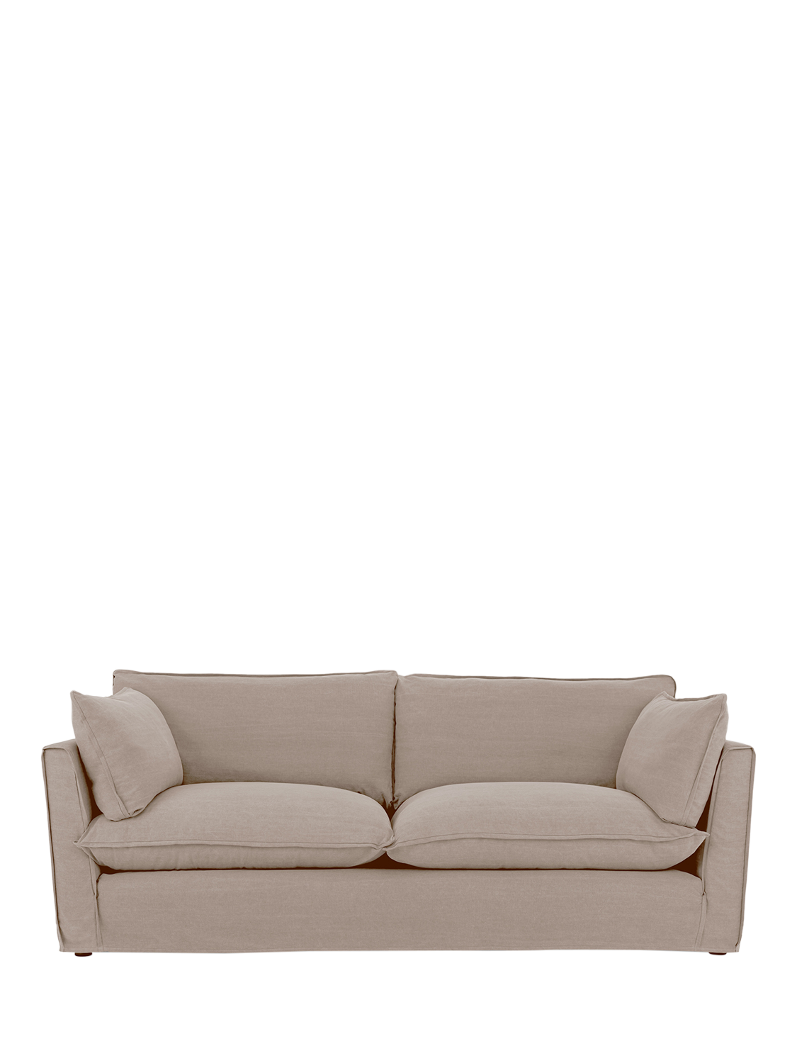 Cocobella Range, John Lewis x Sophie Conran Cocobella Large Sofa, Light Leg, Beatrice Barley