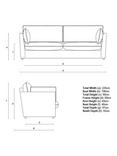 John Lewis x Sophie Conran Cocobella Large Sofa, Light Leg, Beatrice Camelia