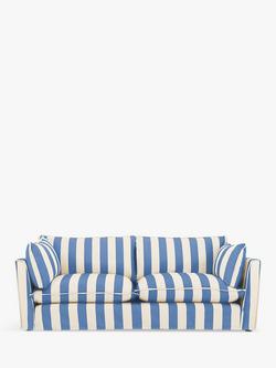 John Lewis x Sophie Conran Cocobella Large Sofa, Light Leg, Cornish Blue Stripe