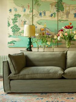 John Lewis x Sophie Conran Cocobella Medium Sofa, Light Leg - view 2, Beatrice Olive