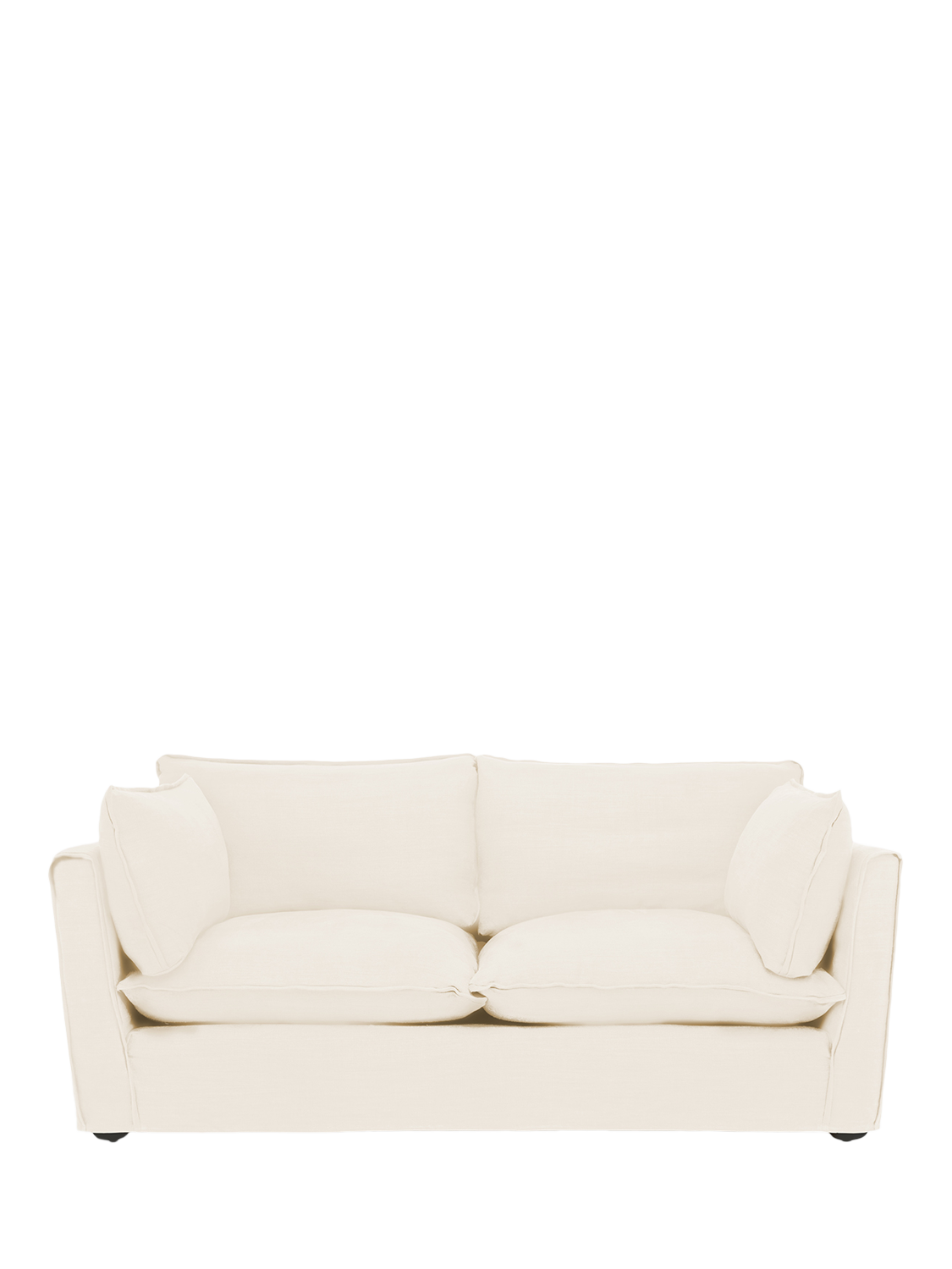 Cocobella Range, John Lewis x Sophie Conran Cocobella Medium Sofa, Light Leg, Beatrice Off White