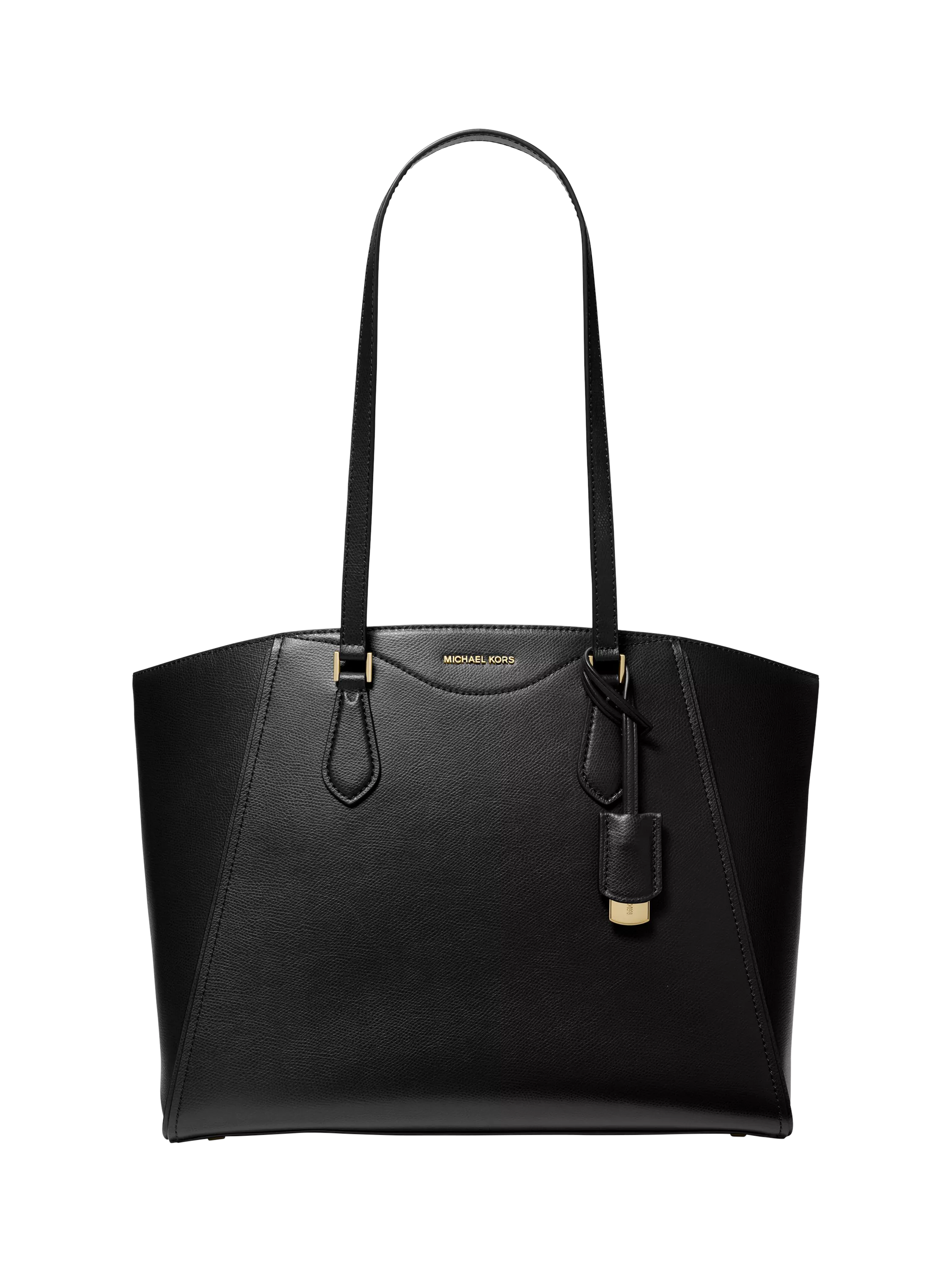 Michael Kors Taryn Leather Large Tote Bag Black