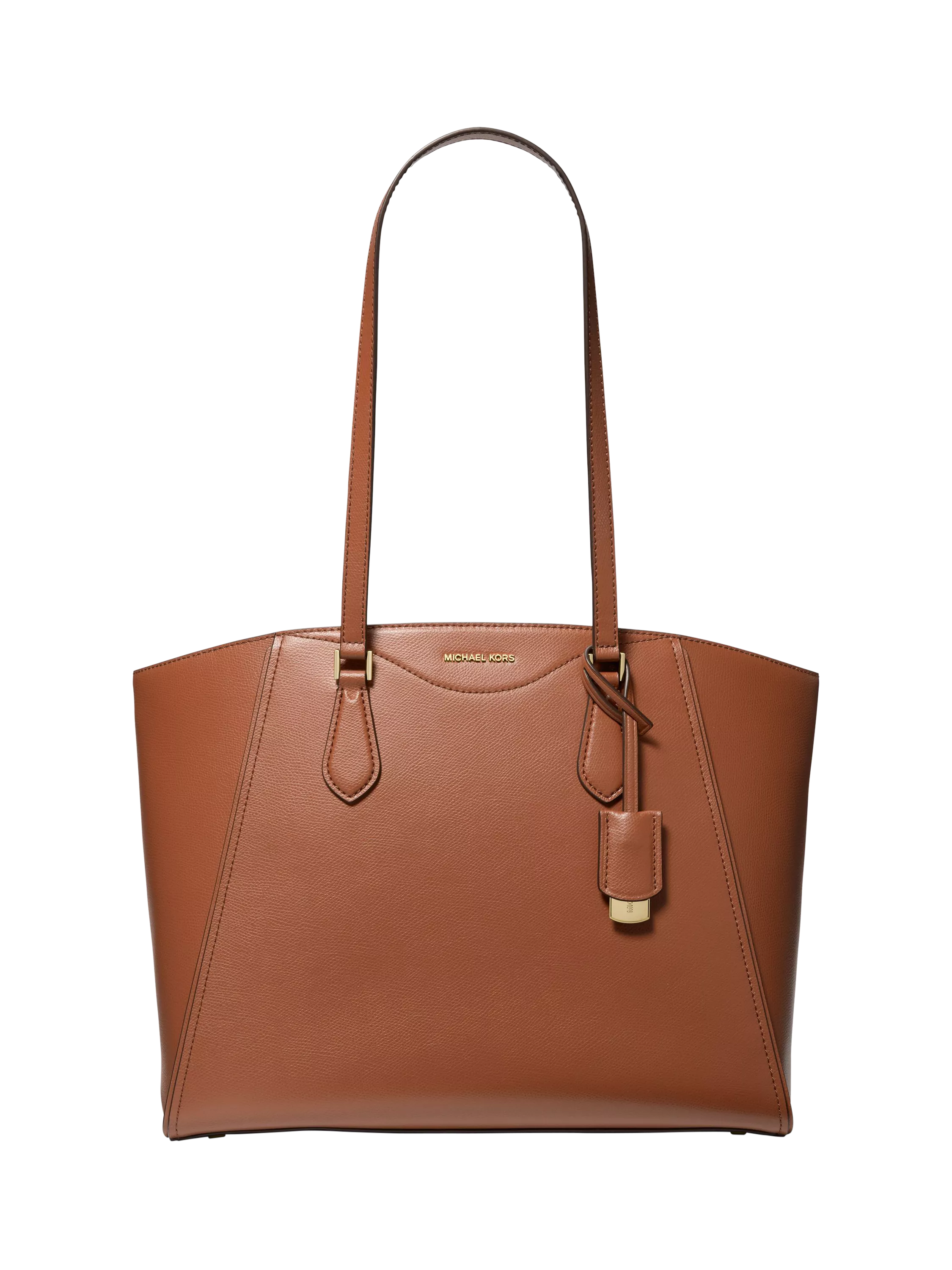 Michael Kors Taryn Leather Large Tote Bag Luggage