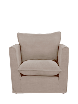 John Lewis x Sophie Conran Cocobella Armchair, Light Leg, Beatrice Olive, Beatrice Barley