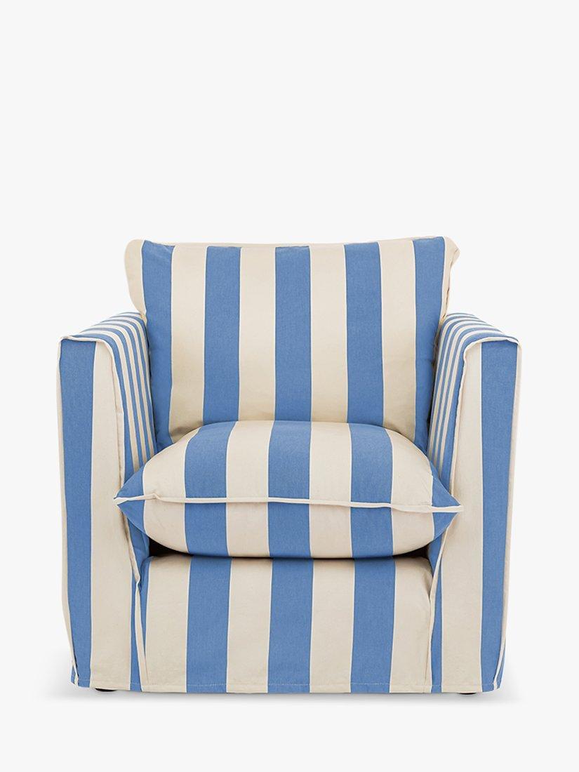 Cocobella Range, John Lewis x Sophie Conran Cocobella Armchair, Cornish Blue Stripe