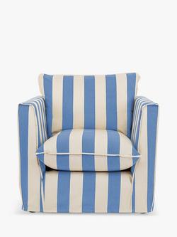 John Lewis x Sophie Conran Cocobella Armchair, Cornish Blue Stripe