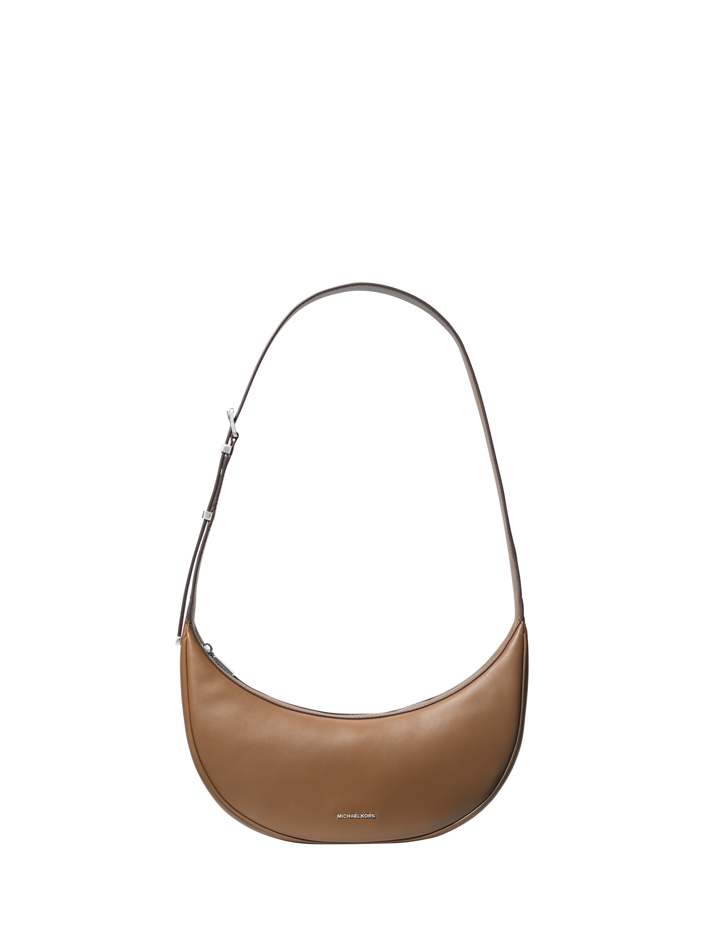 Michael Kors Avra Leather Shoulder Bag, Driftwood