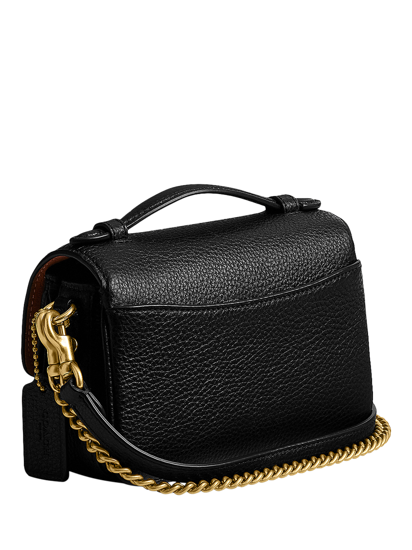 Product image 2 of 2, which shows Coach Cassie 17 Leather Crossbody Bag, Black