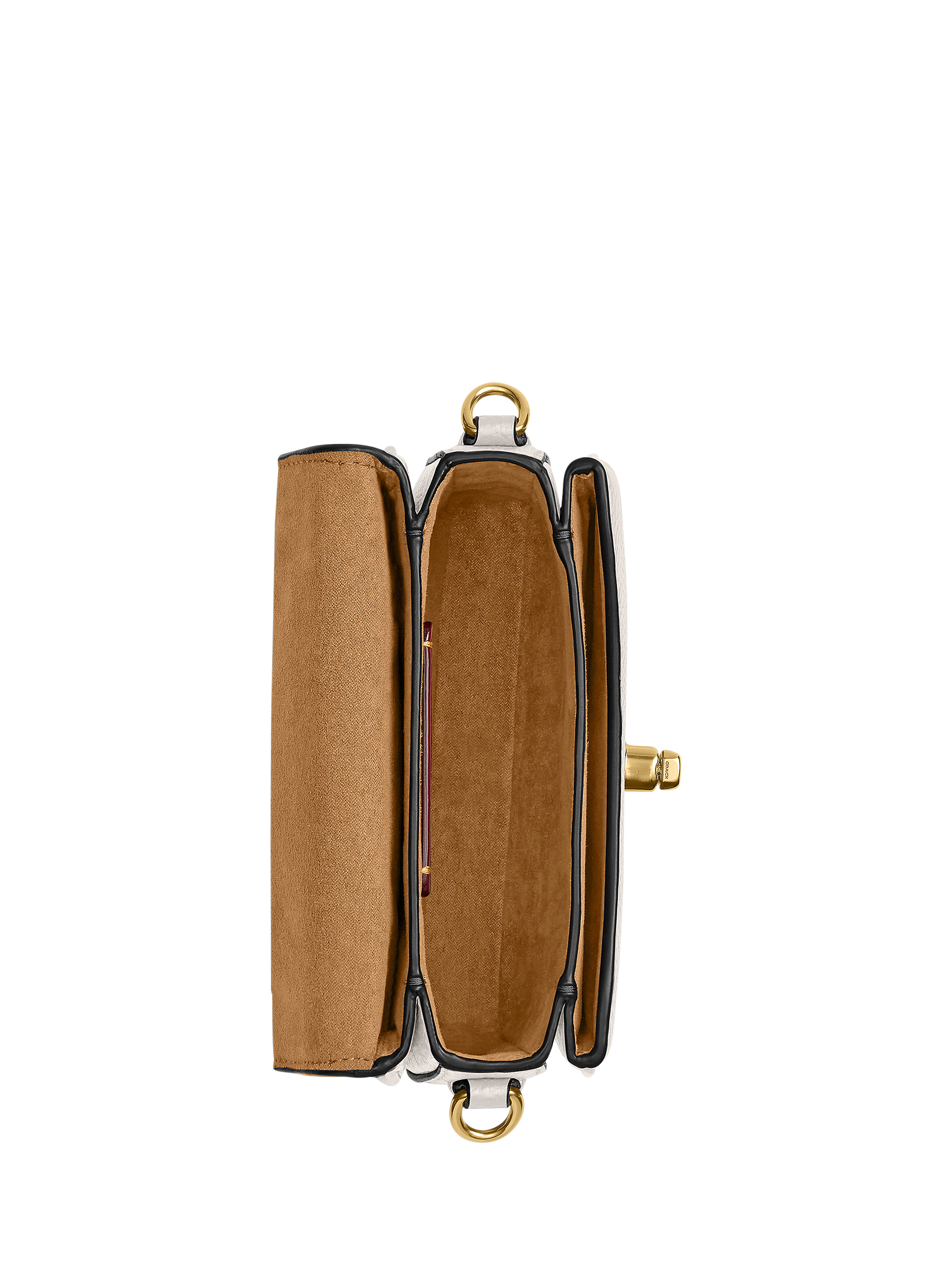 Product image 3 of 3, which shows Coach Cassie 17 Leather Crossbody Bag, Chalk