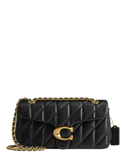 Coach Tabby 26 Quilted Leather Shoulder Bag, B4/Black