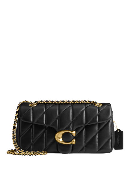 Coach Tabby 26 Quilted Leather Shoulder Bag, B4/Black