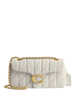 Coach Tabby 26 Quilted Leather Shoulder Bag, B4/Chalk