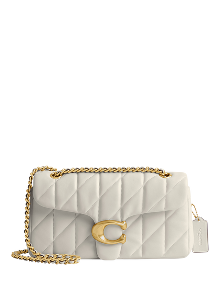 Coach Tabby 26 Quilted Leather Shoulder Bag, B4/Chalk