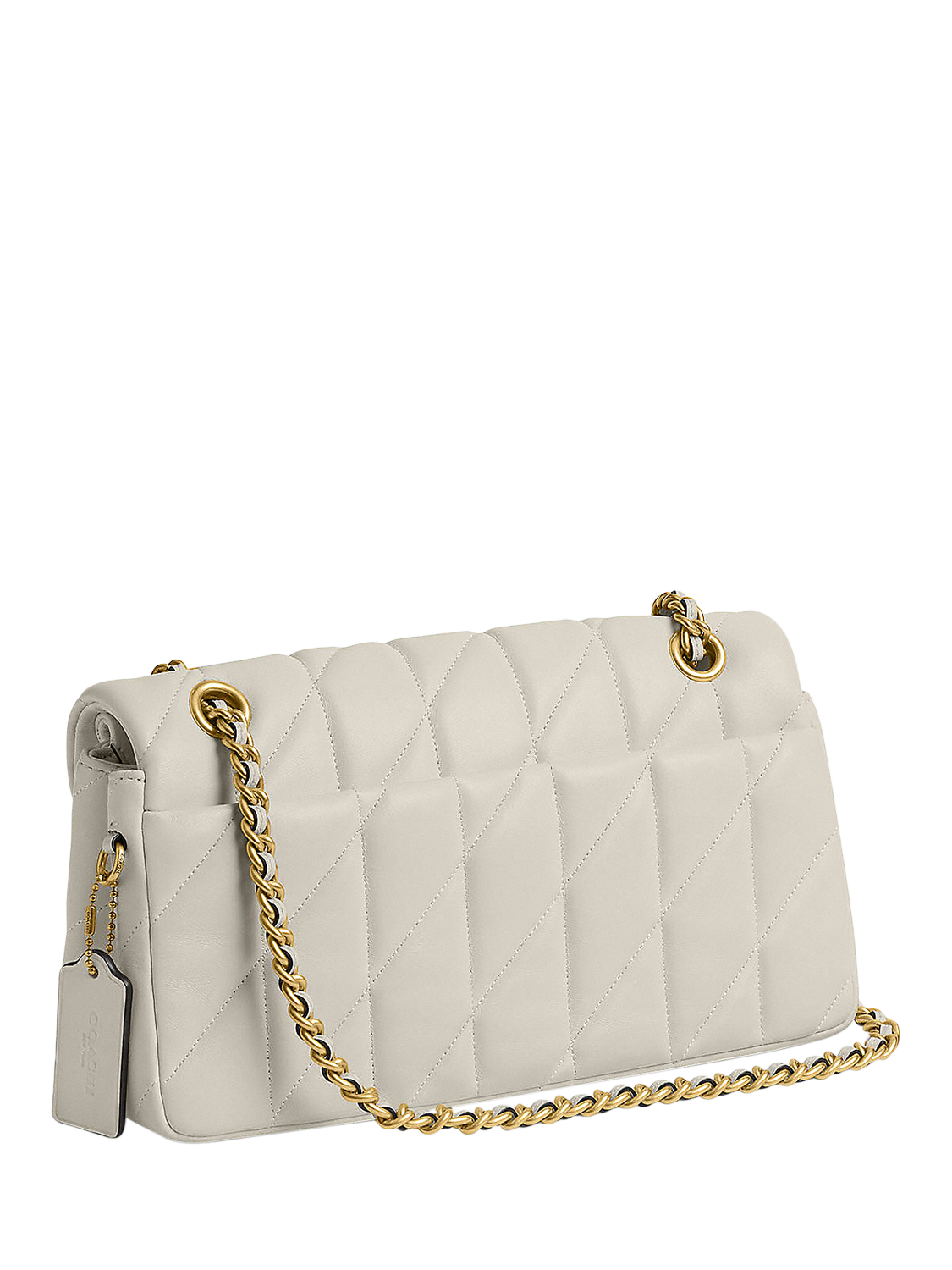 Product image 3 of 3, which shows Coach Tabby 26 Quilted Leather Shoulder Bag, Chalk