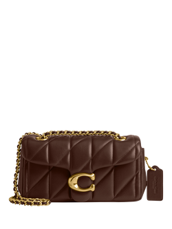 Coach Tabby 20 Quilted Leather Shoulder Bag, Maple