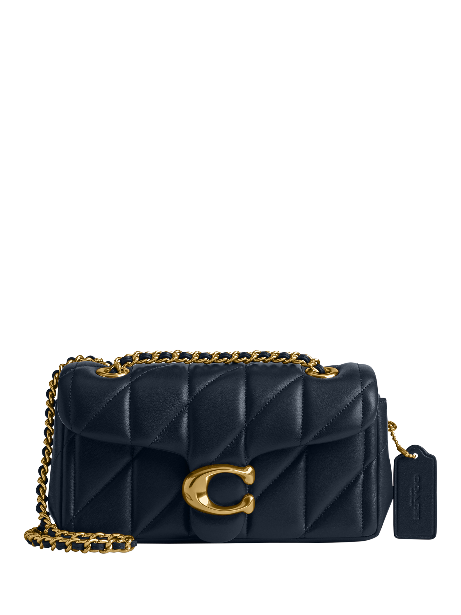 Coach Tabby 20 Quilted Leather Shoulder Bag, B4/Dark Navy