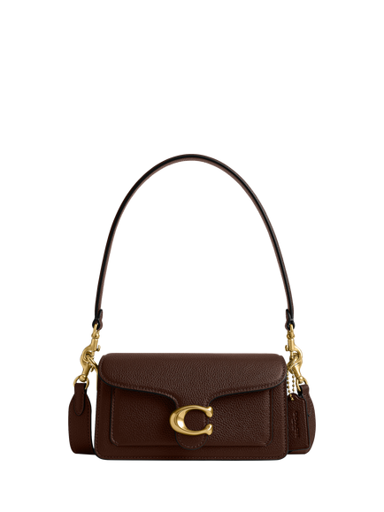 Coach Tabby 20 Pebbled Leather Shoulder Bag, Maple
