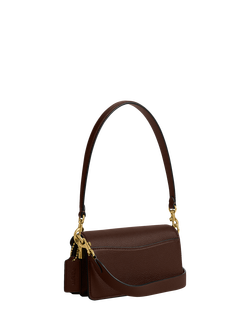 Coach Tabby 20 Pebbled Leather Shoulder Bag - view 2, Maple