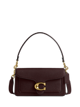 Coach Tabby 26 Pebbled Leather Shoulder Bag, Merlot