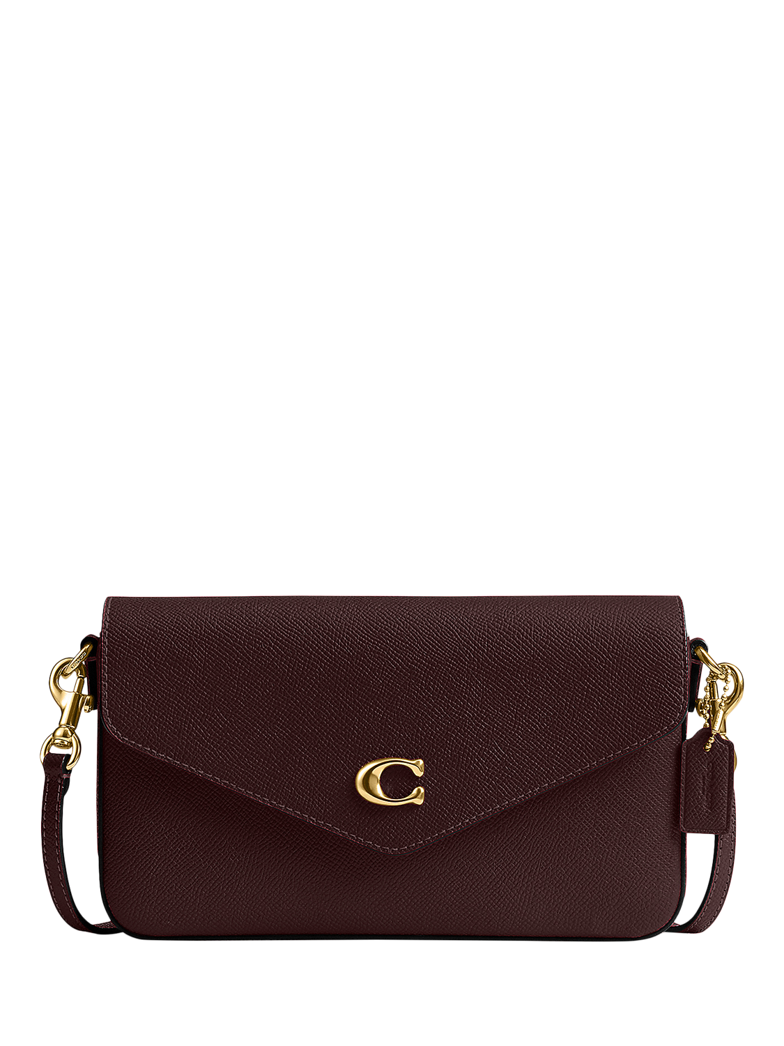 Coach Wyn Leather Crossbody Bag B4 Merlot