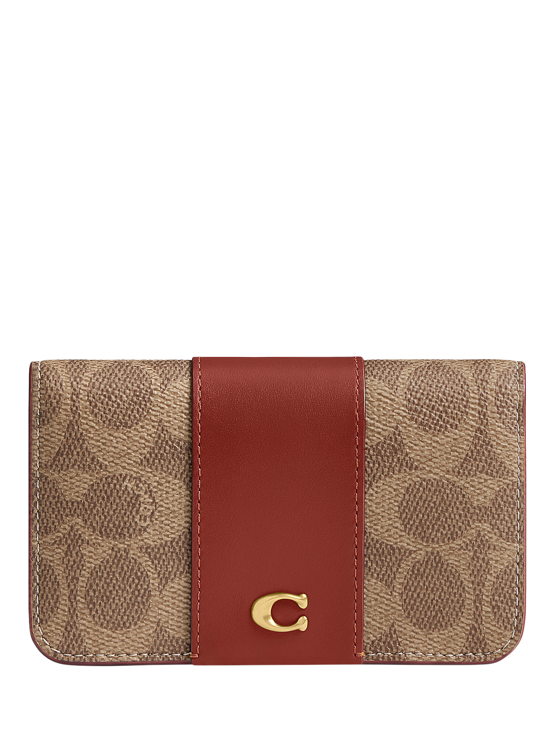 Coach signature bifold wallet sale