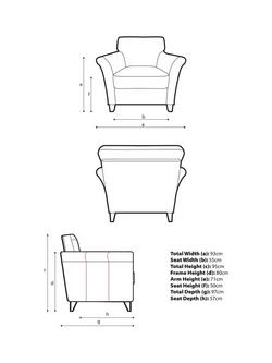 John Lewis Charlotte II Armchair - view 2, 