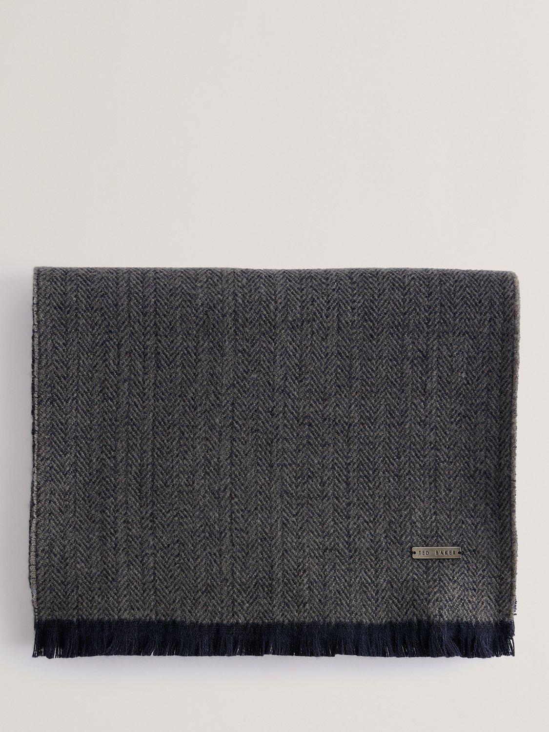Ted Baker Lewiis Herringbone Scarf, Navy