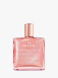 NUXE Huile Prodigieuse® Floral Gold Shimmer Multi-Purpose Dry Oil, 50ml, 