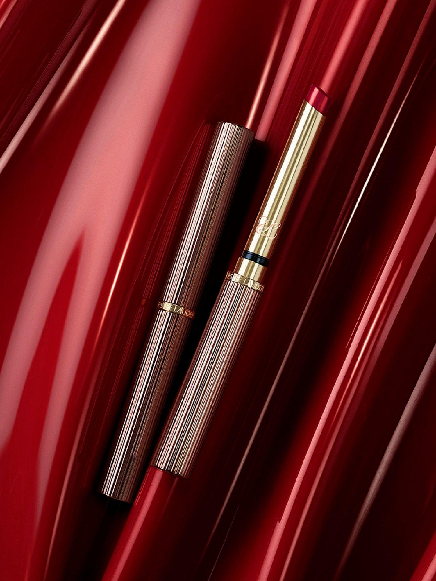 Product image 6 of 6, which shows Estée Lauder Pure Colour Explicit Slick Shine Lipstick, 404 No Tomorrow