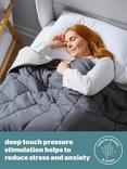 Silentnight Cooling Weighted Blanket, 6.8kg, Grey