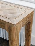 One.World Reclaimed Rustic Teak Console Table, Natural