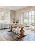 One.World Lulworth Reclaimed Teak Dining Table, Natural, L2.4m