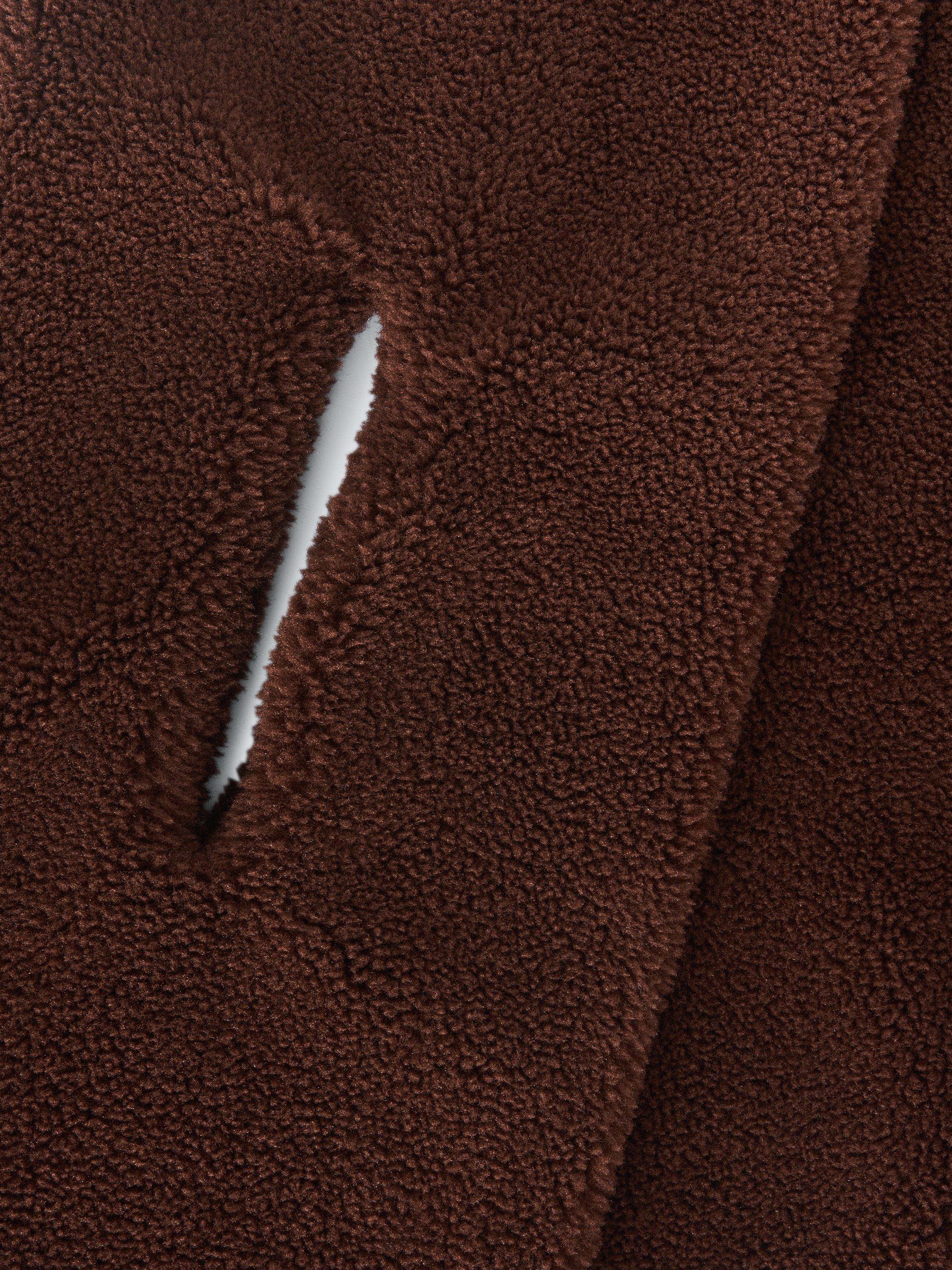 Product image 3 of 5, which shows John Lewis Borg Scarf, Brown