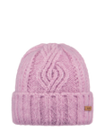 Barts Farrah Cable Knit Beanie Hat, Orchid