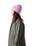 Barts Farrah Cable Knit Beanie Hat, Orchid