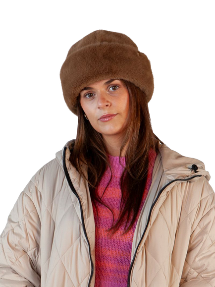 Barts Cherrybush Faux Fur Hat, Beige - view 2, Beige