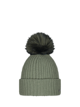 Barts Kenzie Rib Knit Beanie Hat, Pale Army