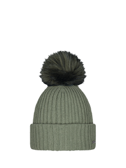 Barts Kenzie Rib Knit Beanie Hat, Pale Army, Pale Army