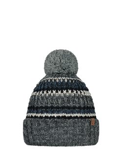 Barts Goser Knit Beanie Hat, Heather Grey, Heather Grey