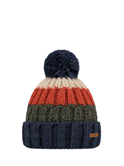 Barts Wilhelm Pom Pom Beanie, Blue/Multi, Blue/Multi