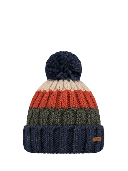Barts Wilhelm Pom Pom Beanie, Blue/Multi, Blue/Multi