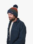 Barts Wilhelm Pom Pom Beanie, Blue/Multi