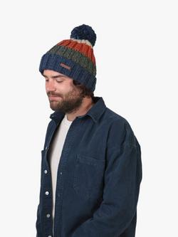 Barts Wilhelm Pom Pom Beanie, Blue/Multi - view 2, Blue/Multi