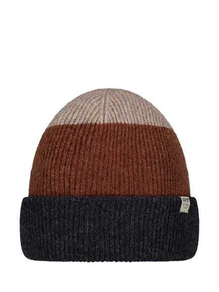 Barts Walnur Wool Knit Beanie Hat, Charcoal, Charcoal