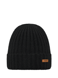 Barts Haakon Soft Turn-Up Beanie, Black